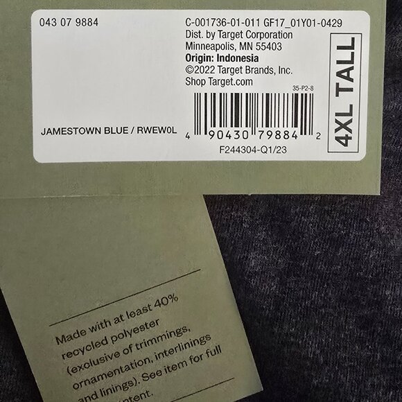 Two Goodfellow & Co - Men's Big & Tall Every Wear Short Sleeve V-Neck T-Shirts - Picture 3 of 9